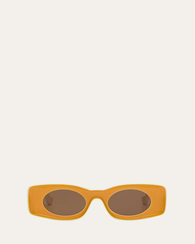 Oval Injection Plastic Sunglasses